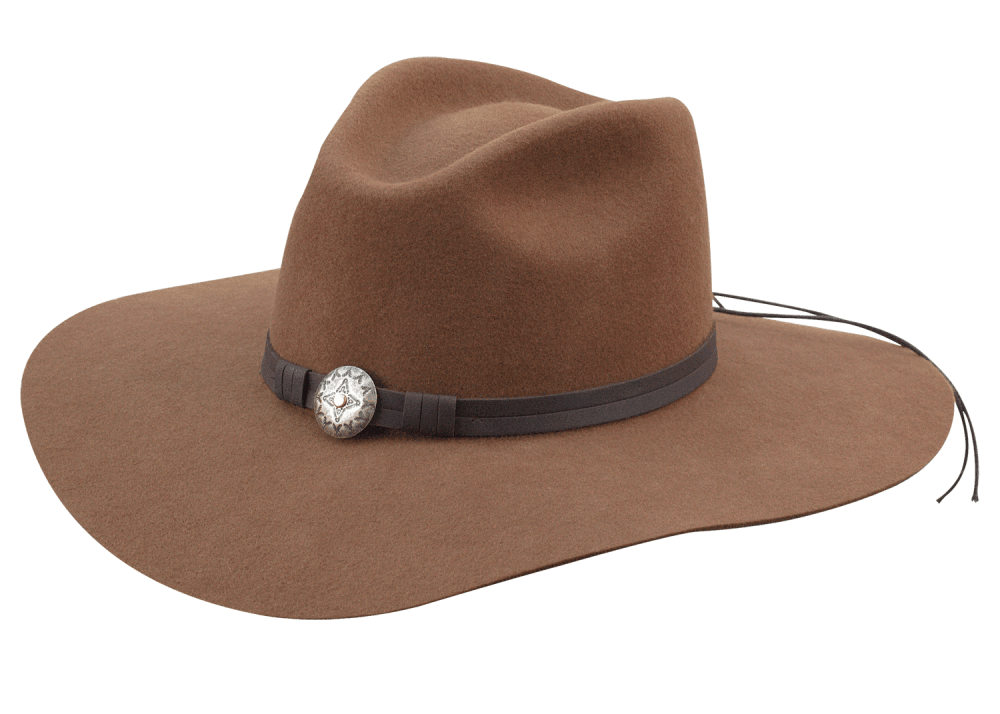 Silverado 100% Crushable Wool 4 Brim Black - Silverado