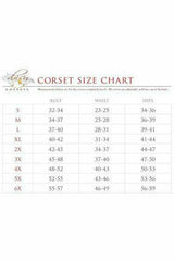 Daisy Corsets Top Drawer Rainbow Glitter PVC & Black Fishnet Steel Boned Under Bust Corset - Daisy Corsets
