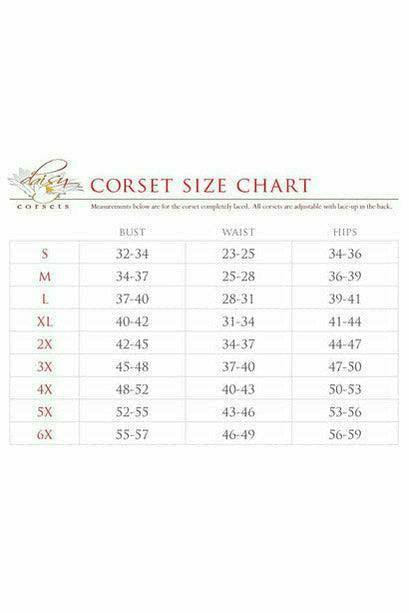 Lavish Tan w/Black Lace Overlay Open Cup Waist Cincher - Daisy Corsets