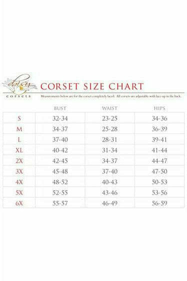 Daisy Corsets Top Drawer 4 PC Classic Bunny Corset Costume