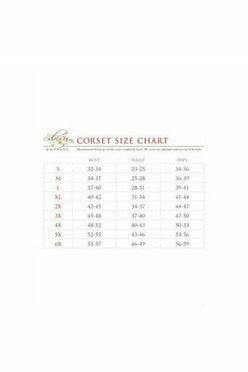 Daisy Corsets Lavish Blue Clear Curvy Underbust Waist Cincher Corset - Daisy Corsets