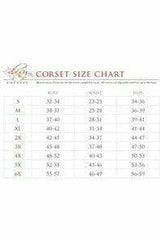 Daisy Corsets Lavish Black Sheer Lace Waist Cincher Corset - Daisy Corsets