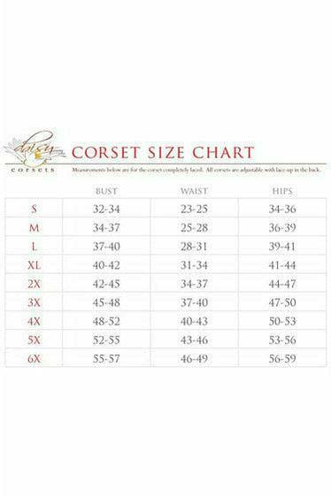 Top Drawer 5 PC Red Hot Riding Hood Corset Costume - Flyclothing LLC