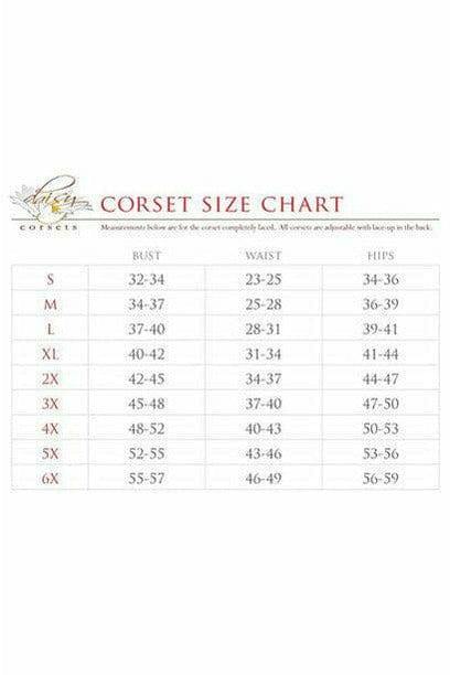 Daisy Corsets Lavish Black Mesh Open Cup Waist Cincher - Daisy Corsets