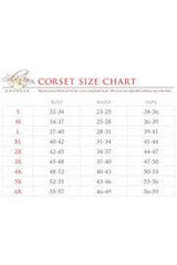 Daisy Corsets Top Drawer White/Silver Satin & Sequin Underwire Curvy Cut Steel Boned Waist Cincher Corset - Daisy Corsets