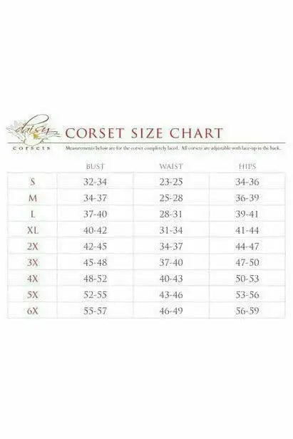 Daisy Corsets Lavish Red Mesh Open Cup Waist Cincher - Daisy Corsets - Flyclothing LLC