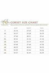 Daisy Corsets Lavish Black & White Diamond Satin Open Cup Waist Cincher - Daisy Corsets