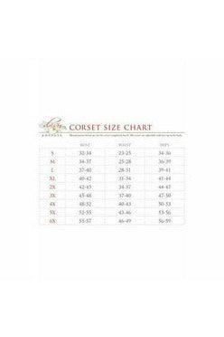 Lavish Red Clear Curvy Underbust Waist Cincher Corset - Daisy Corsets