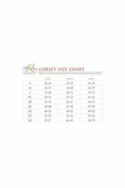Daisy Corsets Lavish Black Brocade Corset Belt Cincher - Daisy Corsets