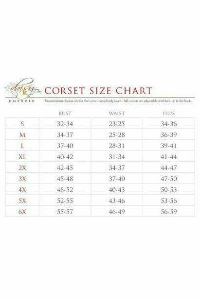 Daisy Corsets Lavish Lavender Mesh Open Cup Waist Cincher - Daisy Corsets