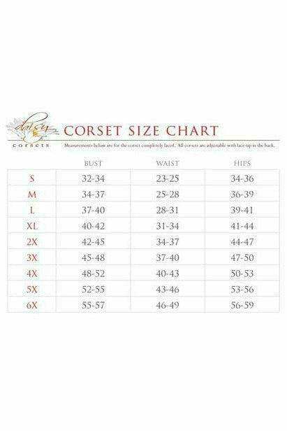 Daisy Corsets Lavish Lavender Mesh Open Cup Waist Cincher - Daisy Corsets - Flyclothing LLC