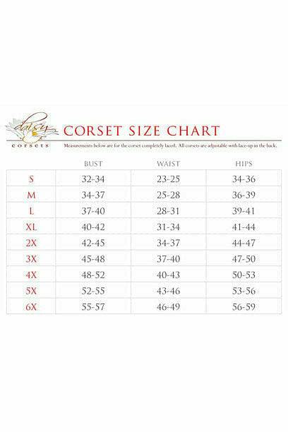Daisy Corsets Top Drawer Rainbow Glitter Double Steel Boned Curvy Cut Waist Cincher Corset - Daisy Corsets