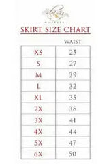 Daisy Corsets Silver Holo Fringe Skirt - Daisy Corsets - Flyclothing LLC