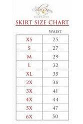Daisy Corsets Fuchsia Holo Skater Skirt - Daisy Corsets