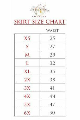Daisy Corsets Rainbow Animal Print Stretch Lycra Skirt - Daisy Corsets