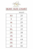 Daisy Corsets Rainbow Leopard Print Stretch Lycra Skirt - Daisy Corsets