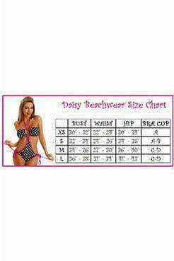 Daisy Corsets Nautical Lace Trimmed Pucker Back Bikini - Daisy Corsets