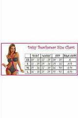 Daisy Corsets Nautical Lace Trimmed Pucker Back Bikini - Daisy Corsets