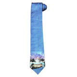 Limited-Edition the Broadmoor Silk Tie by Maxfield Parrish - Rockmount Clothing