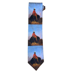 Limited-Edition Rocky Mountain Man Silk Tie by Charles Deas - Rockmount Clothing