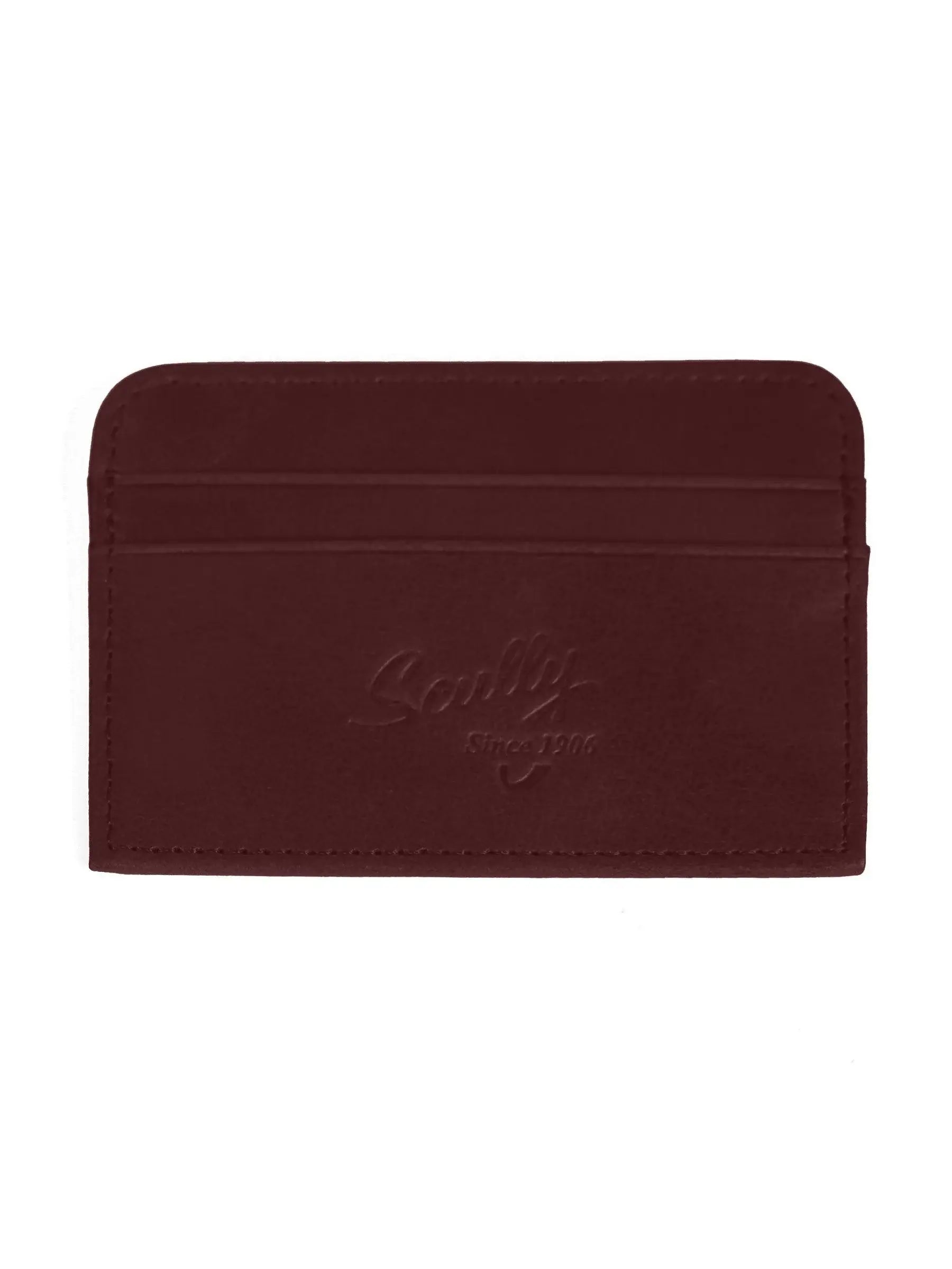 Scully CHOCOLATE CARD CASE - Scully Leather - Flyclothing LLC