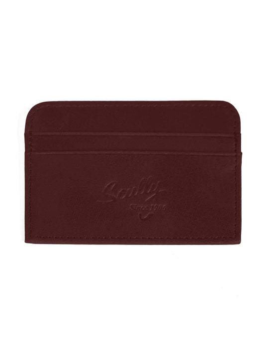 Scully CHOCOLATE CARD CASE - Scully Leather