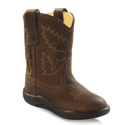 Old West Apache Toddler Round Toe Boots - Old West