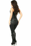 Daisy Corsets Top Drawer Steel Boned Pinstripe Underbust Corset w/Buckling - Daisy Corsets - Flyclothing LLC