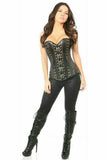 Daisy Corsets Top Drawer Faux Leather Steel Boned Corset w/Rivets - Daisy Corsets