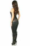 Daisy Corsets Top Drawer Faux Leather Steel Boned Corset w/Rivets - Daisy Corsets