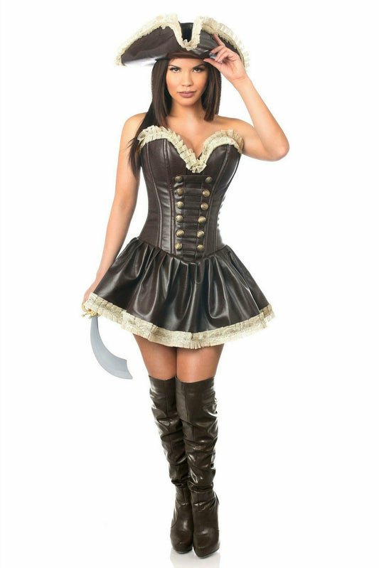 Daisy Corsets Top Drawer 3 PC Pirate Lady Costume