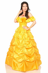 Top Drawer 3 PC Fairytale Beauty Corset Costume - Daisy Corsets - Flyclothing LLC