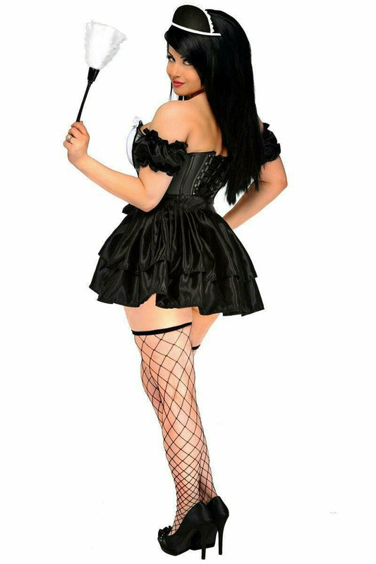 Daisy Corsets Top Drawer 4 PC French Maid Costume - Daisy Corsets