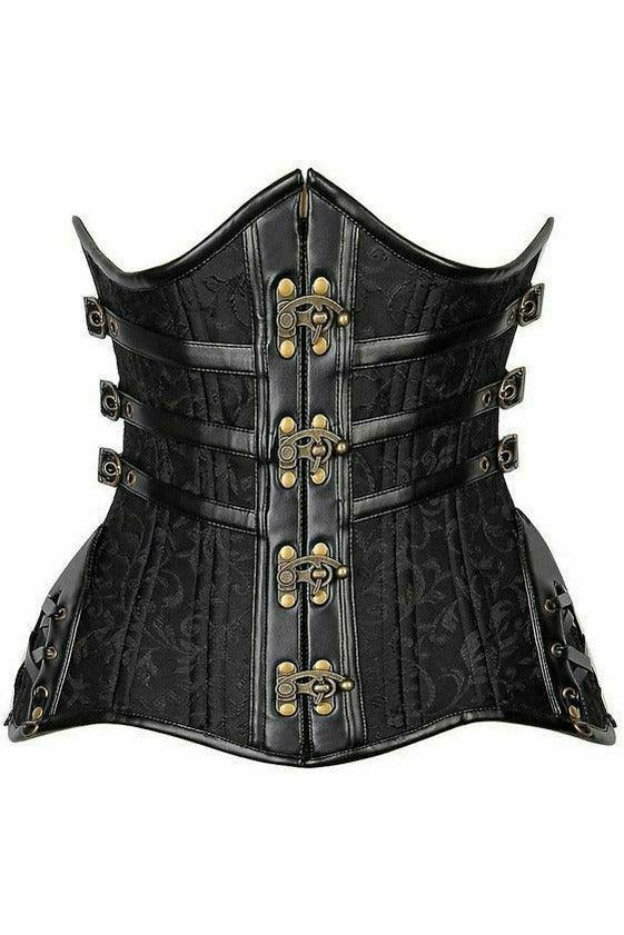 Daisy Corsets Top Drawer CURVY Steampunk Steel Double Boned Under Bust Corset - Daisy Corsets