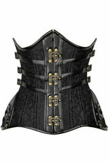 Daisy Corsets Top Drawer CURVY Steampunk Steel Double Boned Under Bust Corset - Daisy Corsets