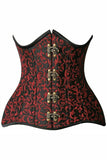 Daisy Corsets Top Drawer CURVY Brocade Double Steel Boned Under Bust Corset - Daisy Corsets