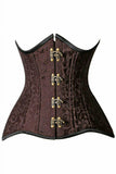 Daisy Corsets Top Drawer CURVY Brocade Double Steel Boned Under Bust Corset - Daisy Corsets