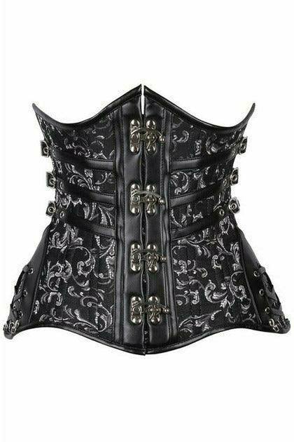 Daisy Corsets Top Drawer CURVY Steampunk Steel Double Boned Under Bust Corset - Daisy Corsets