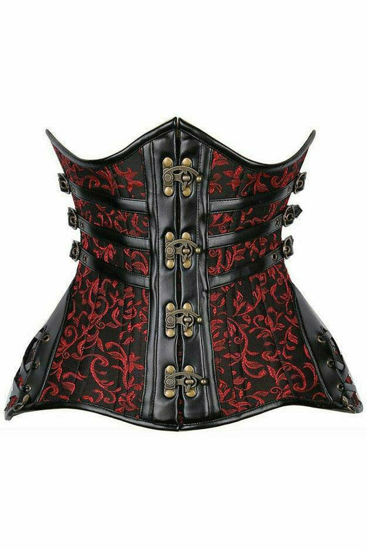 Daisy Corsets Top Drawer CURVY Steampunk Steel Double Boned Under Bust Corset - Daisy Corsets