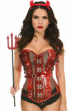 Daisy Corsets Top Drawer 4 PC Sexy Devil Corset Costume - Daisy Corsets