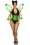 Daisy Corsets Top Drawer 2 PC Green Pixie Fairy Corset Costume - Daisy Corsets