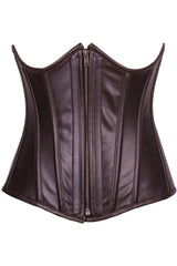 Daisy Corsets Top Drawer Faux Leather Underbust Corset - Daisy Corsets - Flyclothing LLC