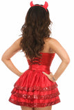 Daisy Corsets Top Drawer 4 PC Sequin Devil Corset Costume - Daisy Corsets