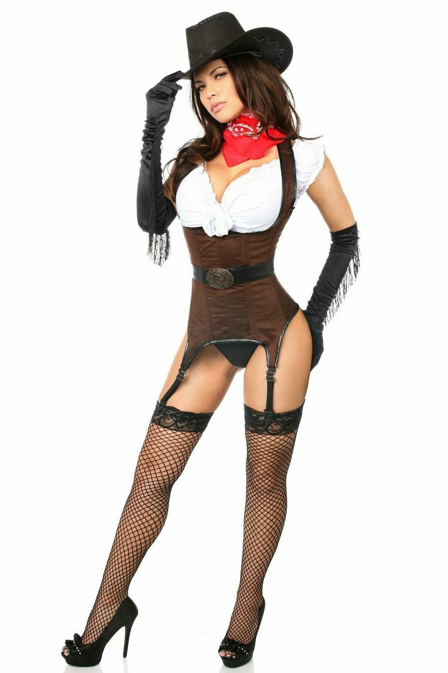 Daisy Corsets Top Drawer "Ride 'em Cowgirl" Premium Corset Costume - Daisy Corsets - Flyclothing LLC