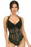 Daisy Corsets Top Drawer Steel Boned Fishnet Underbust Corset - Daisy Corsets