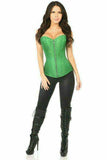Daisy Corsets Top Drawer Emerald Green Brocade Steel Boned Corset - Daisy Corsets - Flyclothing LLC