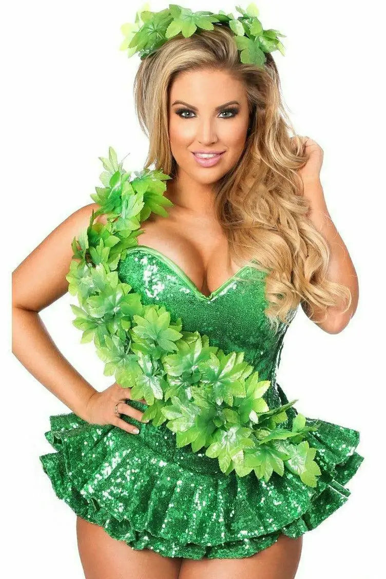 Daisy Corsets Top Drawer Premium Ivy Vixen Corset Costume - Daisy Corsets - Flyclothing LLC