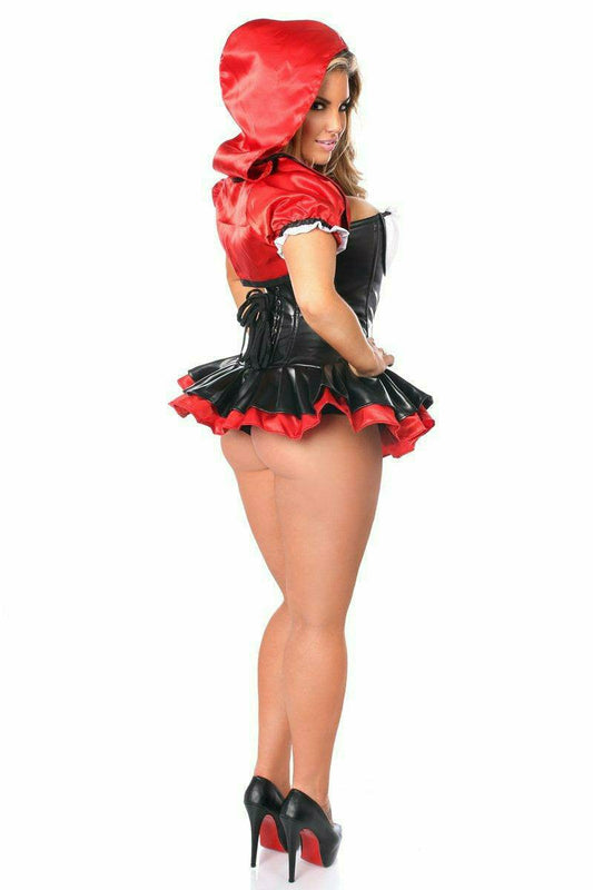 Daisy Corsets Top Drawer Premium Red Riding Hood Corset Dress Costume - Daisy Corsets