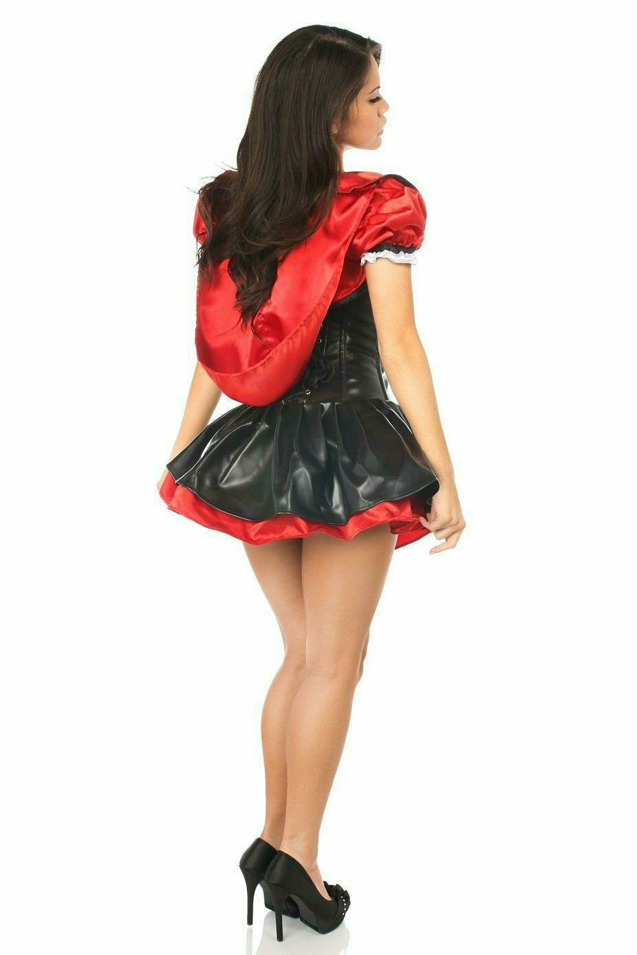Daisy Corsets Top Drawer Premium Red Riding Hood Corset Dress Costume