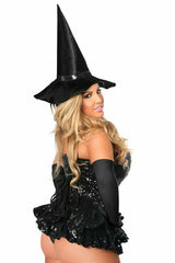 Daisy Corsets Top Drawer Premium Sequin Witch Corset Dress Costume - Daisy Corsets - Flyclothing LLC